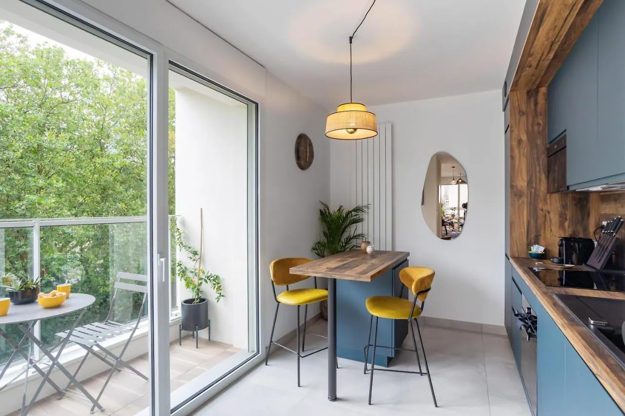 Apartmán L'Air - Elegant 2 Chambres Avec Loggia Dans Residence De Haut Standing Rennes Francie